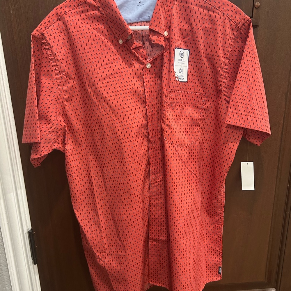 Men's Izod Patterned Button-Down Shirt